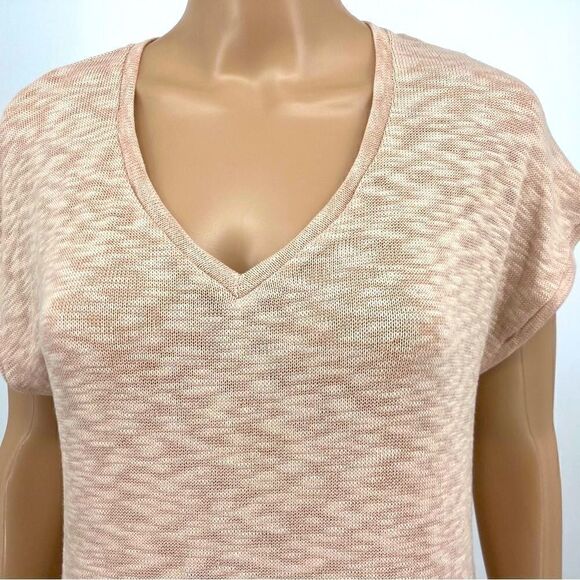 NWT Suzanne Betro Beige Knit Top Size S - Picture 3 of 9